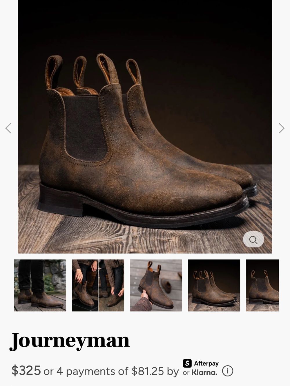 Thursday Boot Company Men’s Brown Suede Chelsea Boots